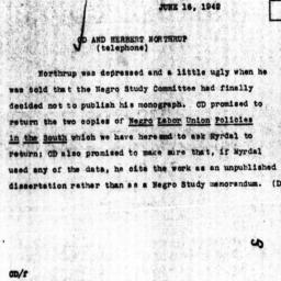 Memorandum from Charles Dol...