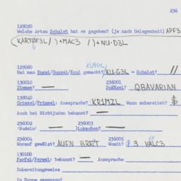 Western questionnaire, answ...