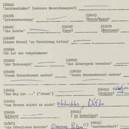 Western questionnaire, answ...