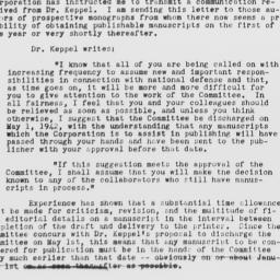 Draft of letter from Donald...