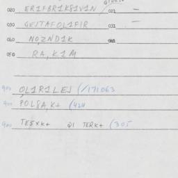 Eastern questionnaire, answ...