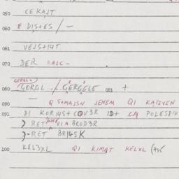 Eastern questionnaire, answ...