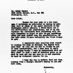 Letter from Guy B. Johnson ...