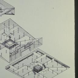 Exploded axonometric drawing.