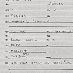 Eastern questionnaire, answ...