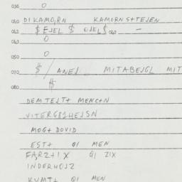 Eastern questionnaire, answ...
