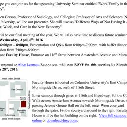 Announcements, 2016-04-06. ...