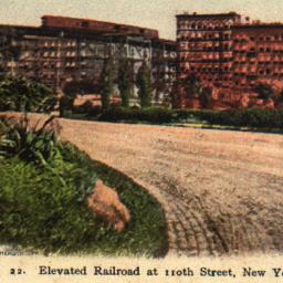 Elevated Railroad at 110th ...