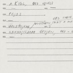 Eastern questionnaire, answ...