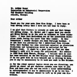 Letter from Guy B. Johnson ...