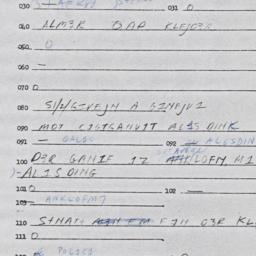 Eastern questionnaire, answ...