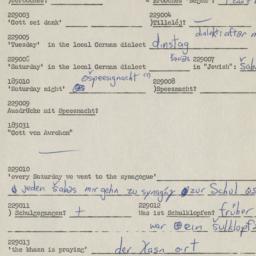 Western questionnaire, answ...