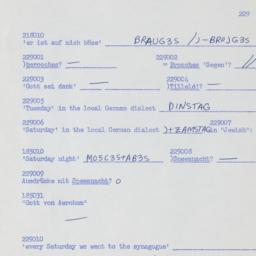 Western questionnaire, answ...