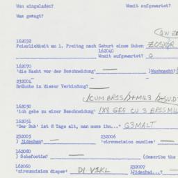 Western questionnaire, answ...