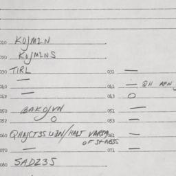 Eastern questionnaire, answ...