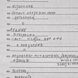 Eastern questionnaire, answ...