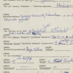 Western questionnaire, answ...