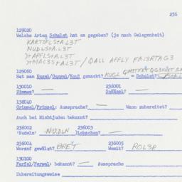 Western questionnaire, answ...