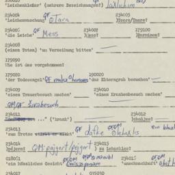 Western questionnaire, answ...