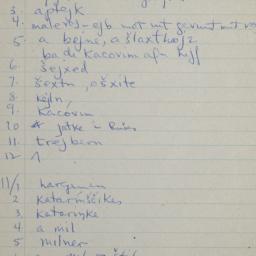 Eastern questionnaire, blue...