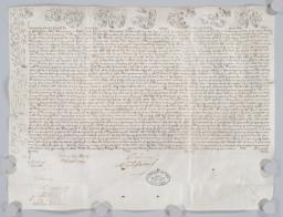 UTS MS 037-20, Papal bull, recto, unfolded