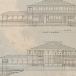 Working drawing #3: West, e...