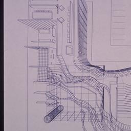 Aerial perspective drawing.
