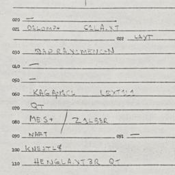 Eastern questionnaire, answ...