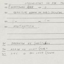 Eastern questionnaire, answ...