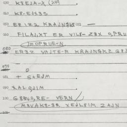 Eastern questionnaire, answ...