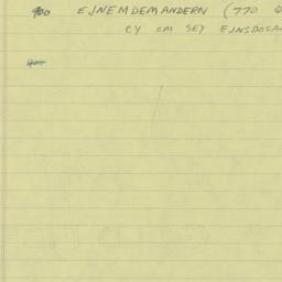 Eastern questionnaire, answ...
