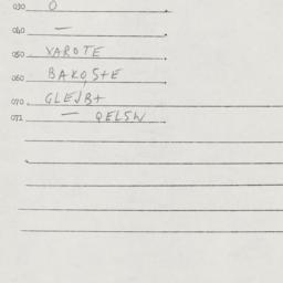Eastern questionnaire, answ...