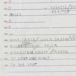 Eastern questionnaire, answ...