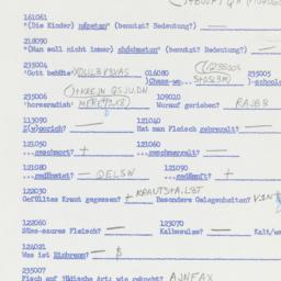 Western questionnaire, answ...