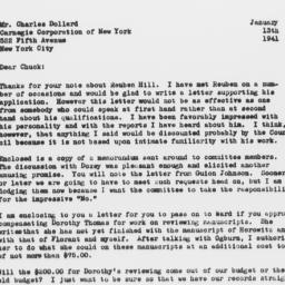 Letter from Samuel A. Stouf...