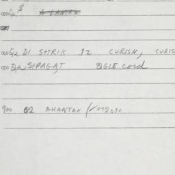Eastern questionnaire, answ...