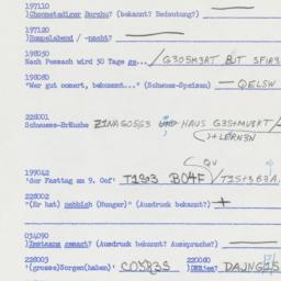 Western questionnaire, answ...