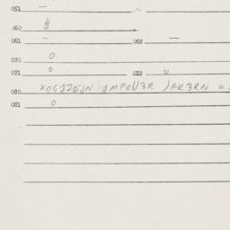 Eastern questionnaire, answ...