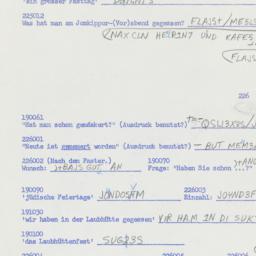 Western questionnaire, answ...