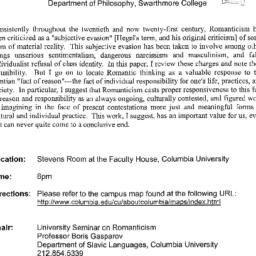 Announcements, 2004-03-26. ...