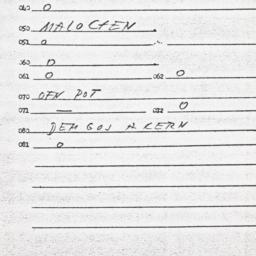 Eastern questionnaire, answ...