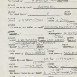 Western questionnaire, answ...