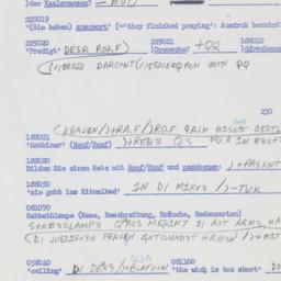 Western questionnaire, answ...