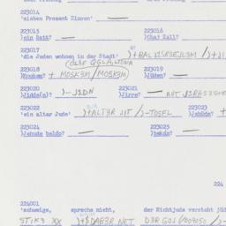 Western questionnaire, answ...