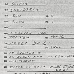Eastern questionnaire, answ...