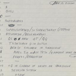 Western questionnaire, answ...