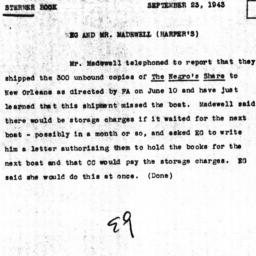 Memorandum from Eliza Gaylo...