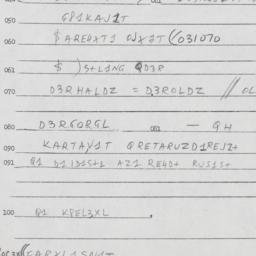 Eastern questionnaire, answ...