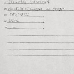 Eastern questionnaire, answ...