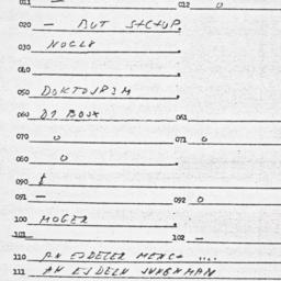 Eastern questionnaire, answ...